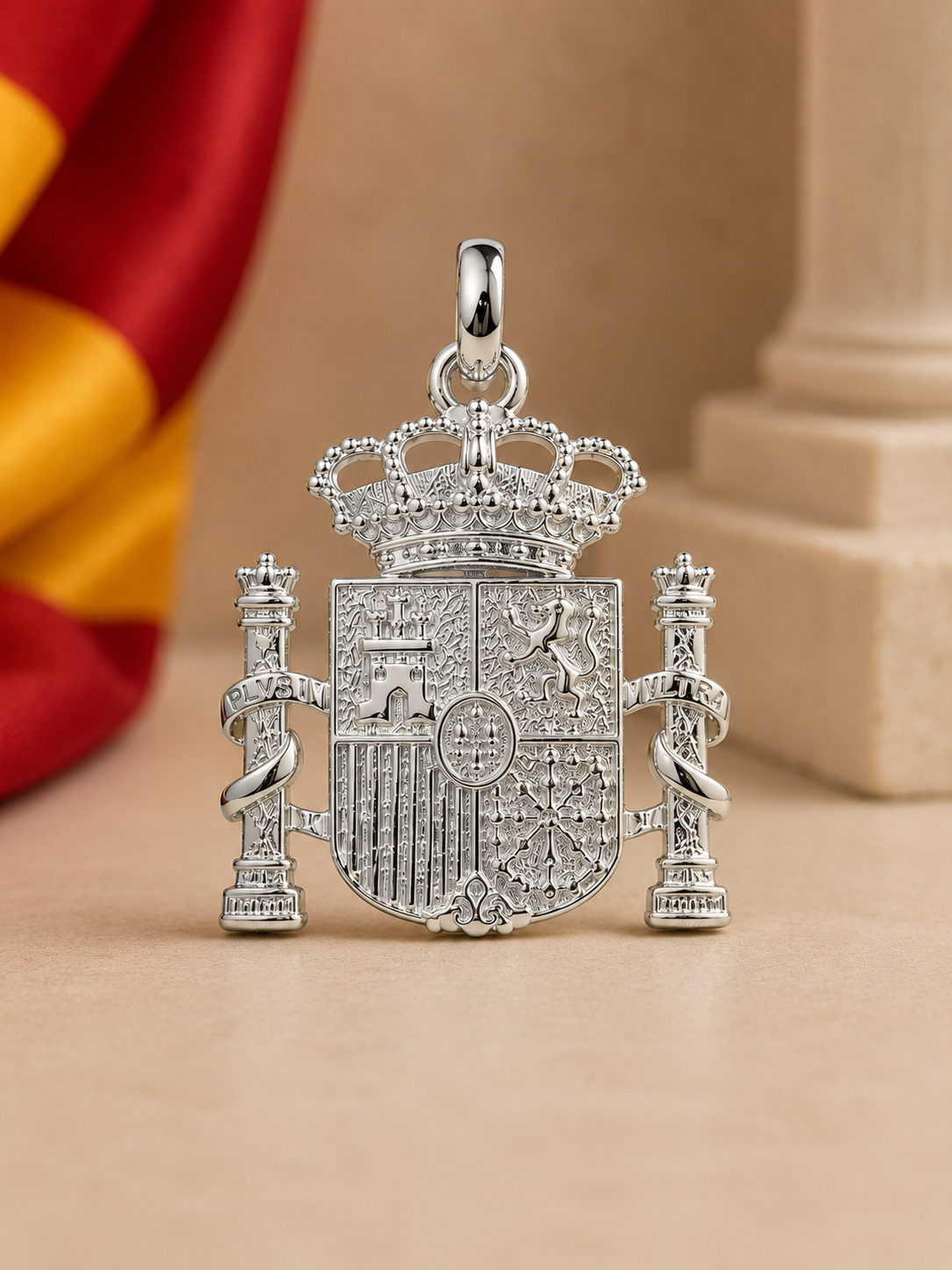 ESCUDO ESPAÑA PLATA DE LEY - Imagen 5