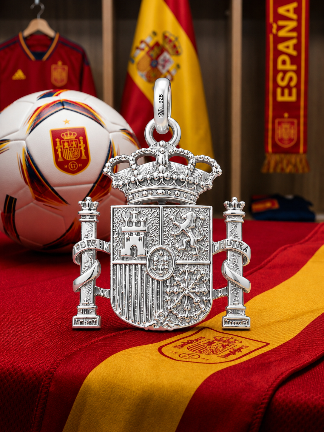 ESCUDO ESPAÑA PLATA DE LEY - Imagen 7